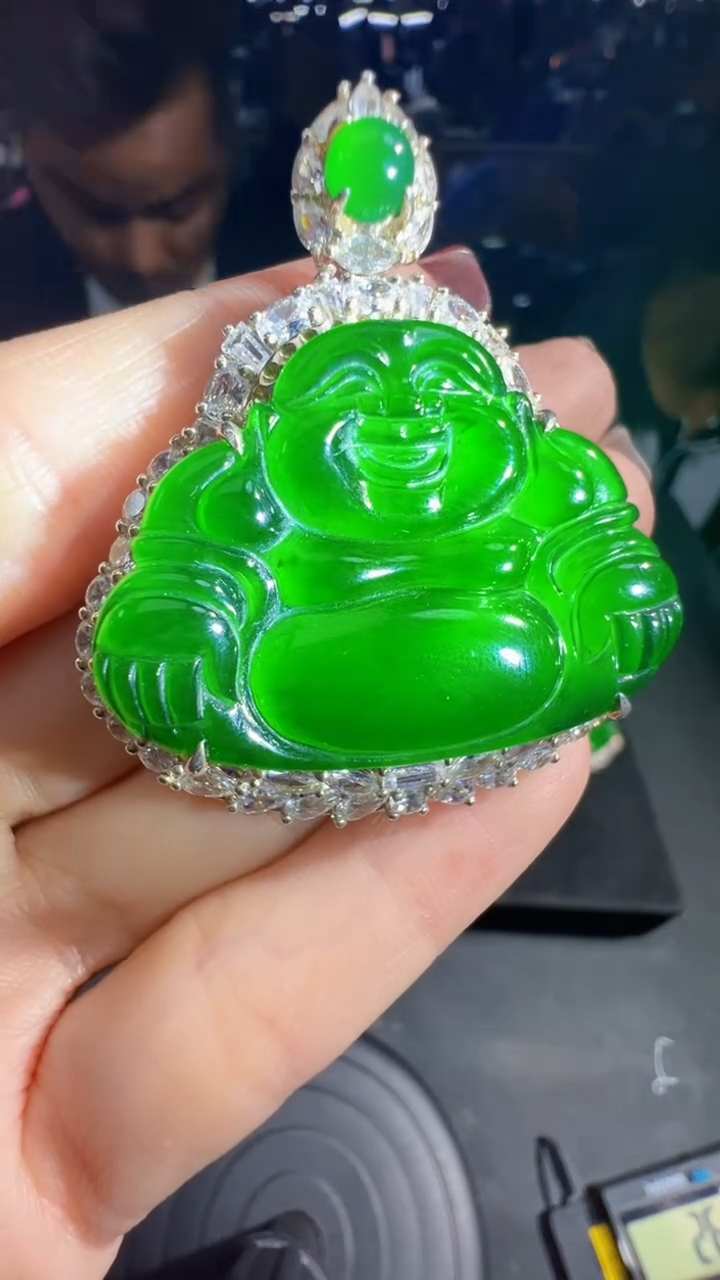 【闪购商品】定制翡翠未镶嵌佛公1