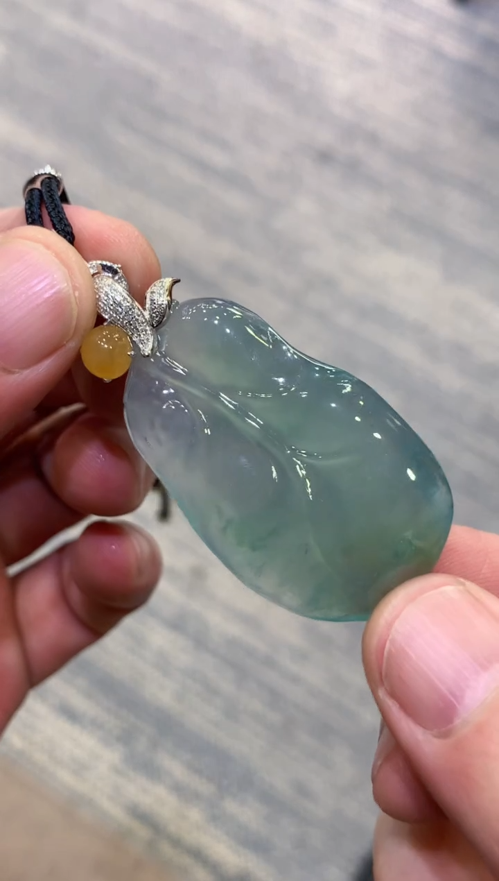 颈饰未镶嵌翡翠天然A货翡翠