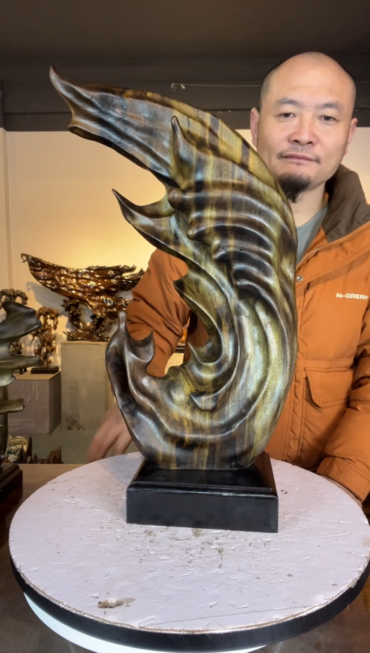 金丝楠X****你152金丝楠自然随型摆件