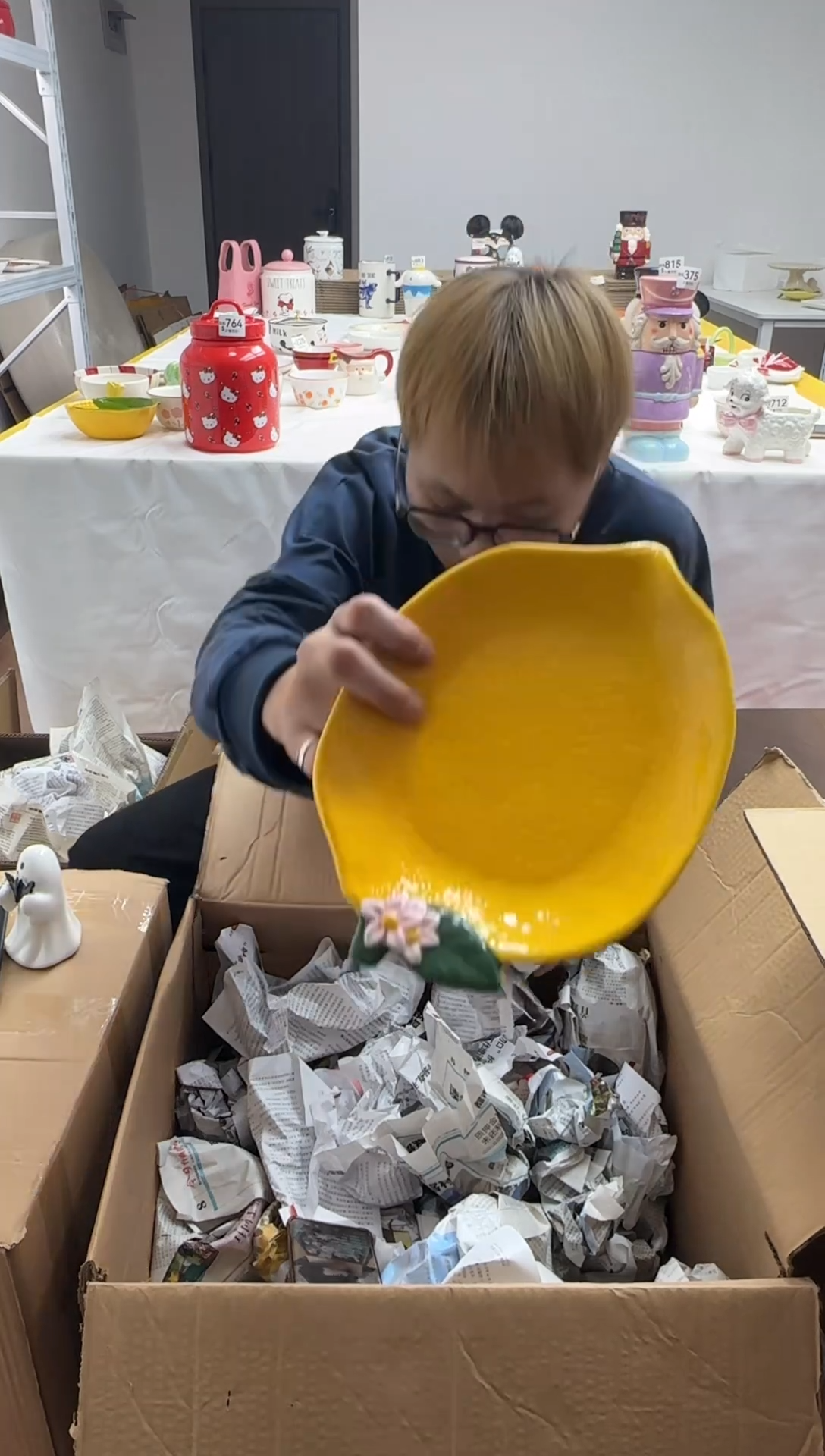 手工艺品琉璃满25包邮 微瑕陶瓷 不退不换