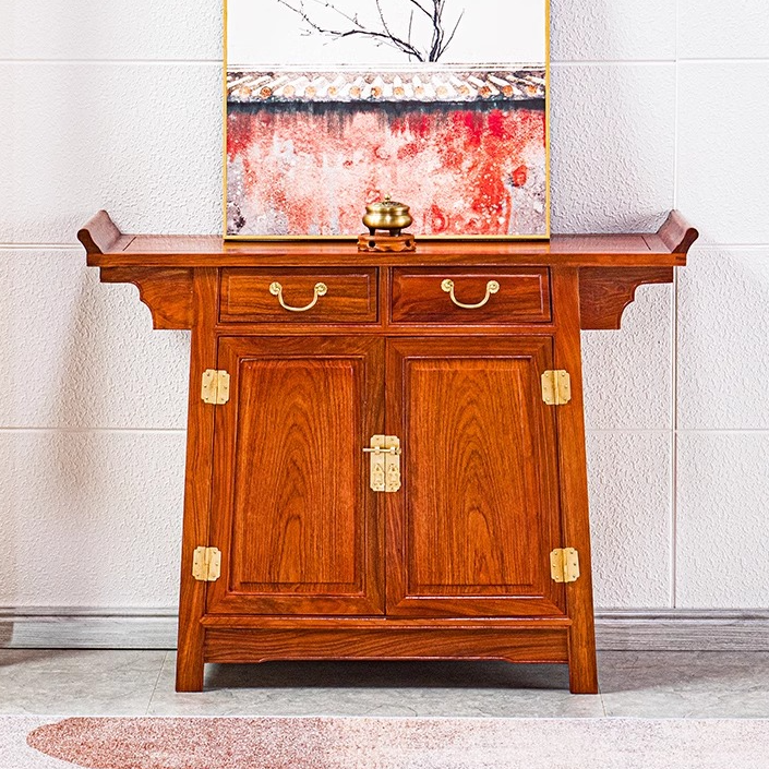 原木红木家具花梨木餐边柜客厅储物柜实木柜收纳柜玄关条案柜子