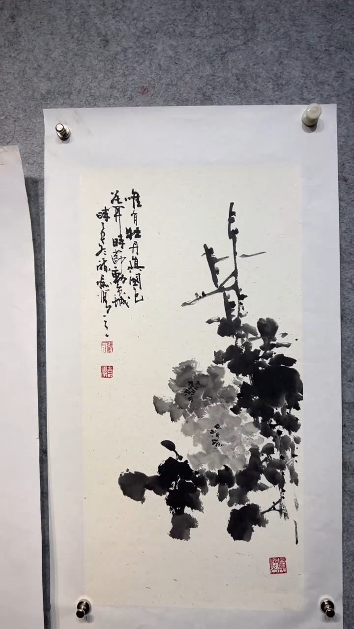 国画澹*张自学水墨画47