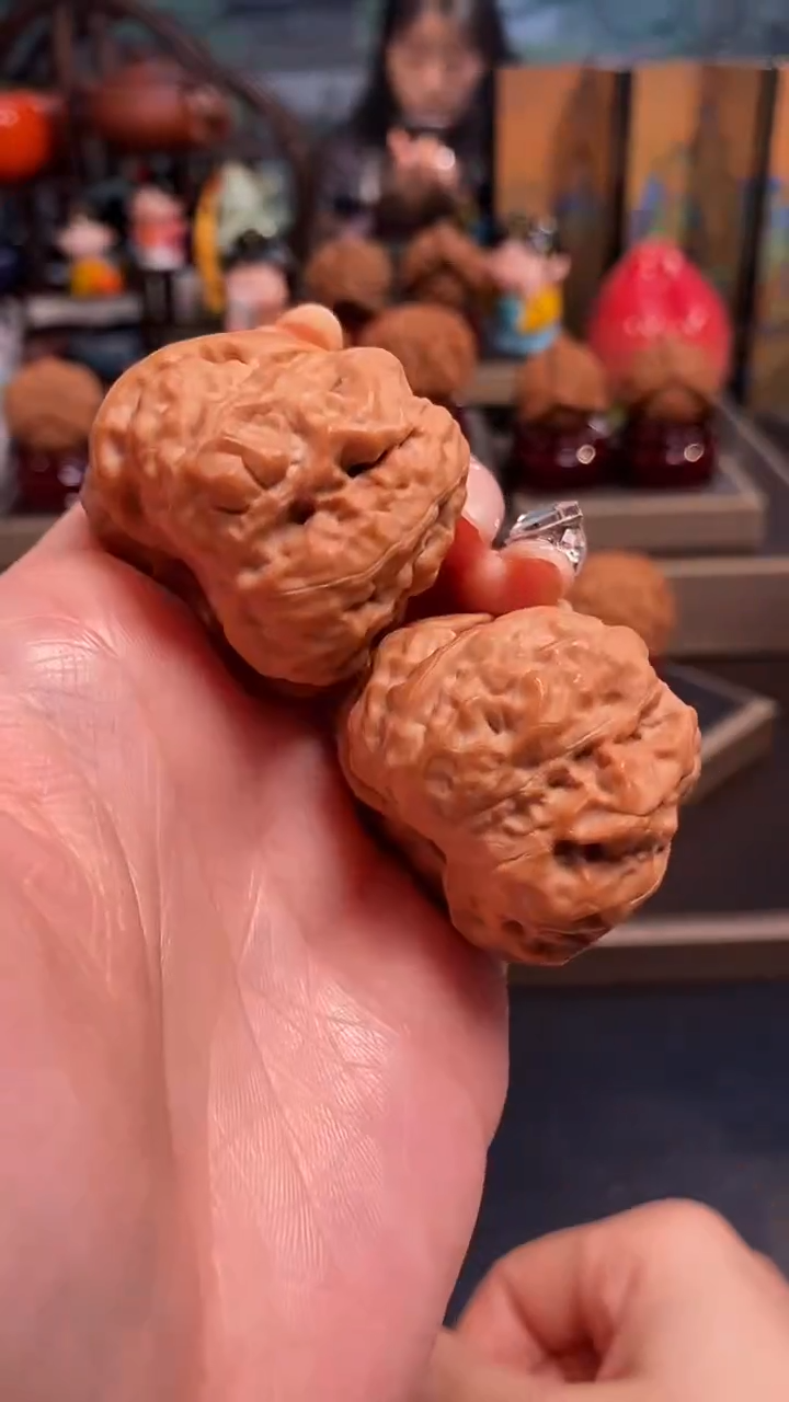 【闪购商品】文玩核桃把件H407蛤蟆头39