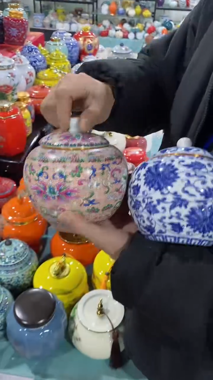 【闪购商品】罐陶瓷茶叶罐储物密封罐家用绿茶红茶普洱龙井