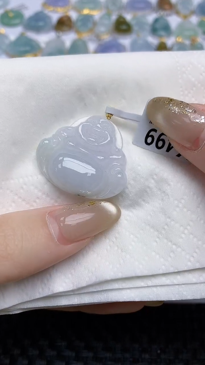 【闪购商品】翡翠颈饰未镶嵌天然A货翡翠 