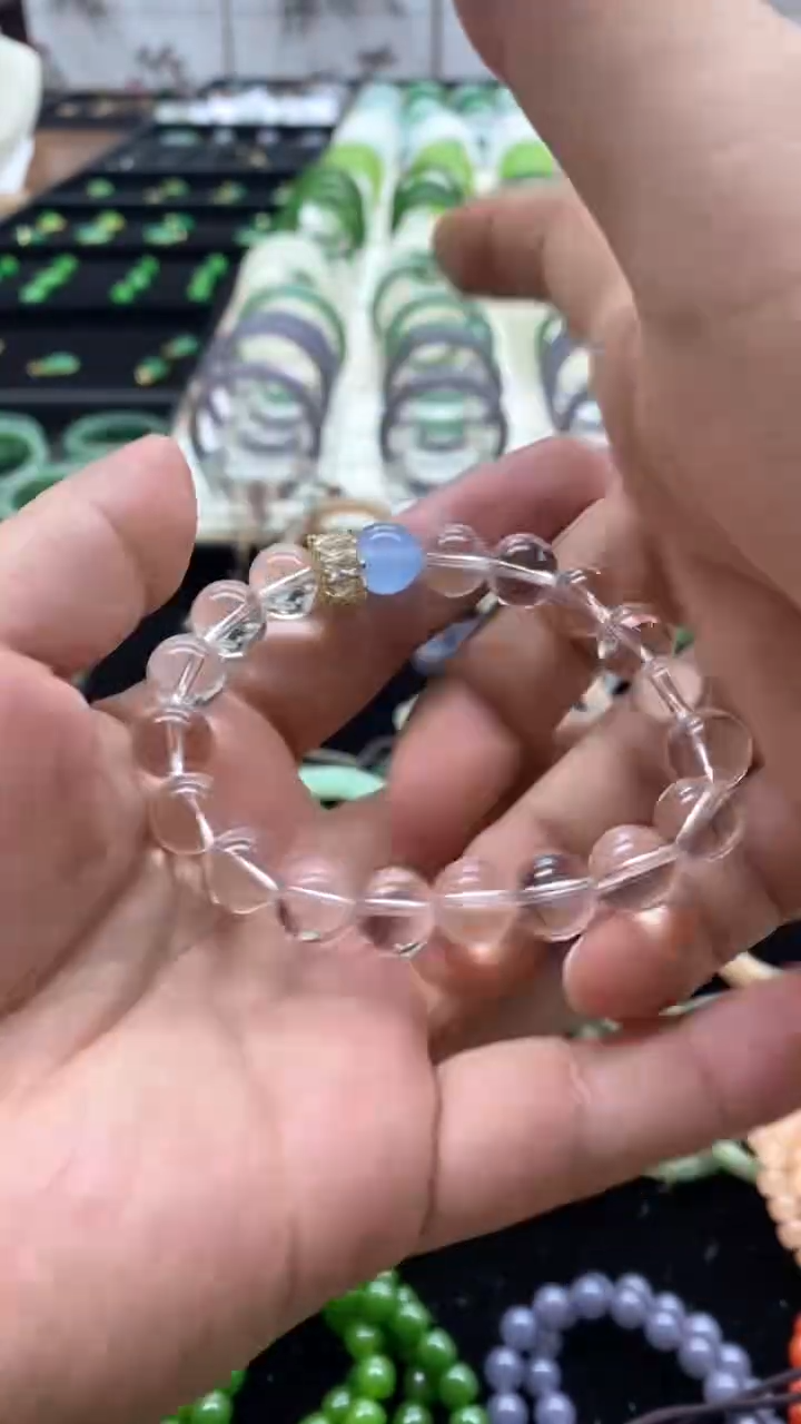 水晶手链未镶嵌水晶手串