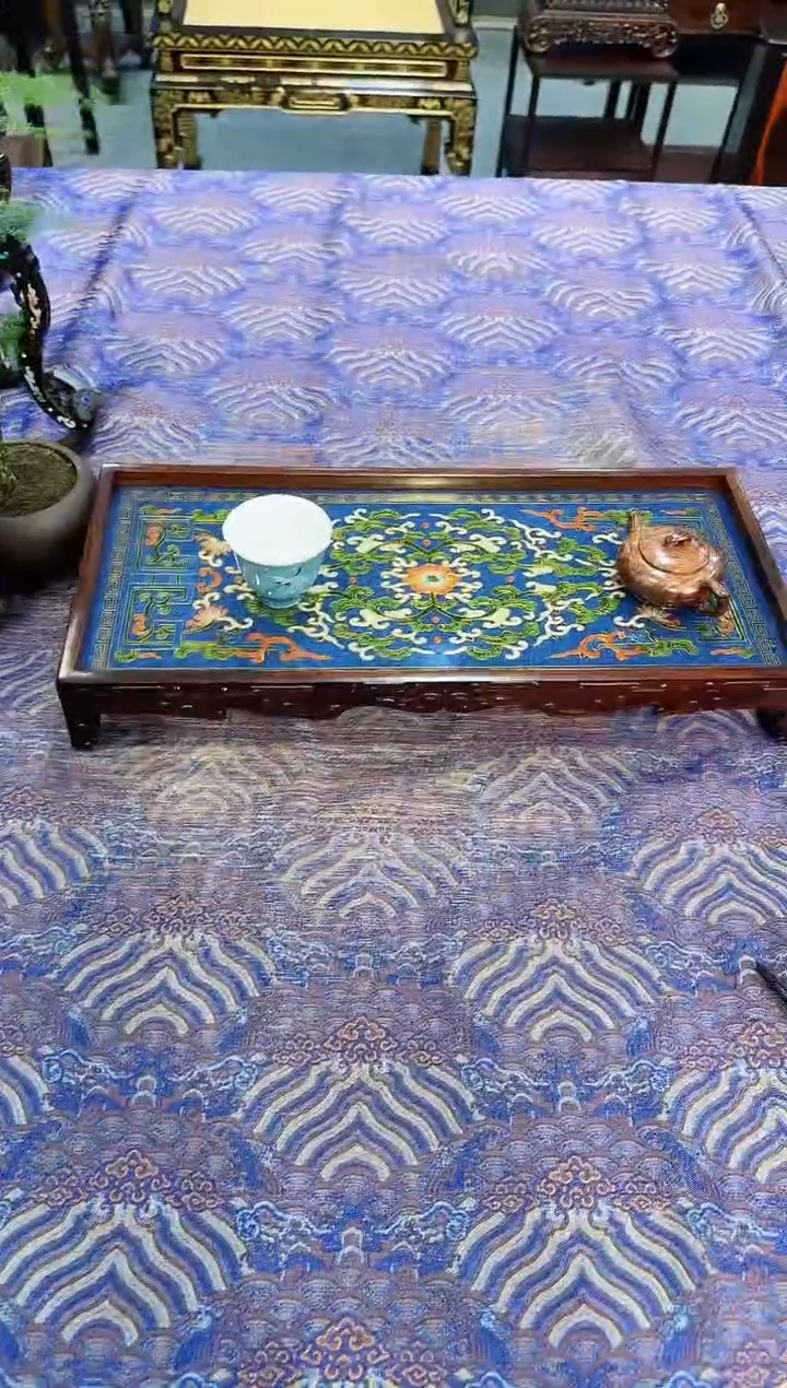 【闪购商品】红酸枝木类成套家具文盘