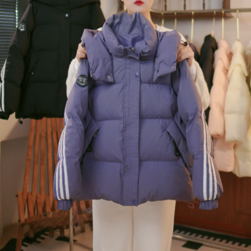 【BIN】韩版男女童厚款冬季羽绒服童装中大童连帽保暖宽松时尚804