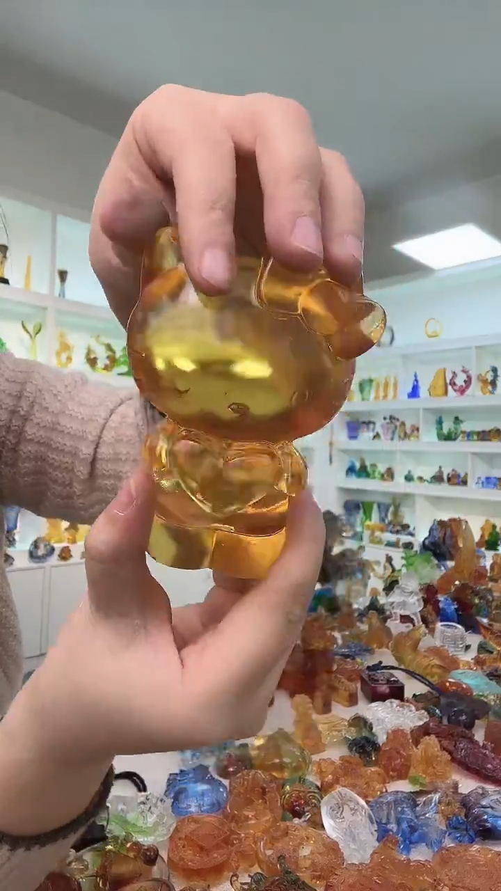 手工艺品琉璃kt猫