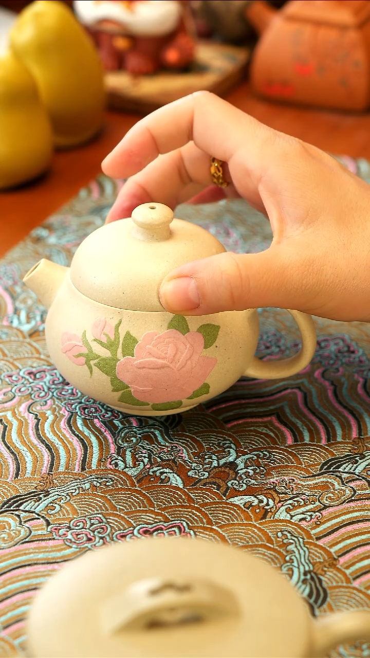【闪购商品】紫砂茶壶白玉段文旦175cc