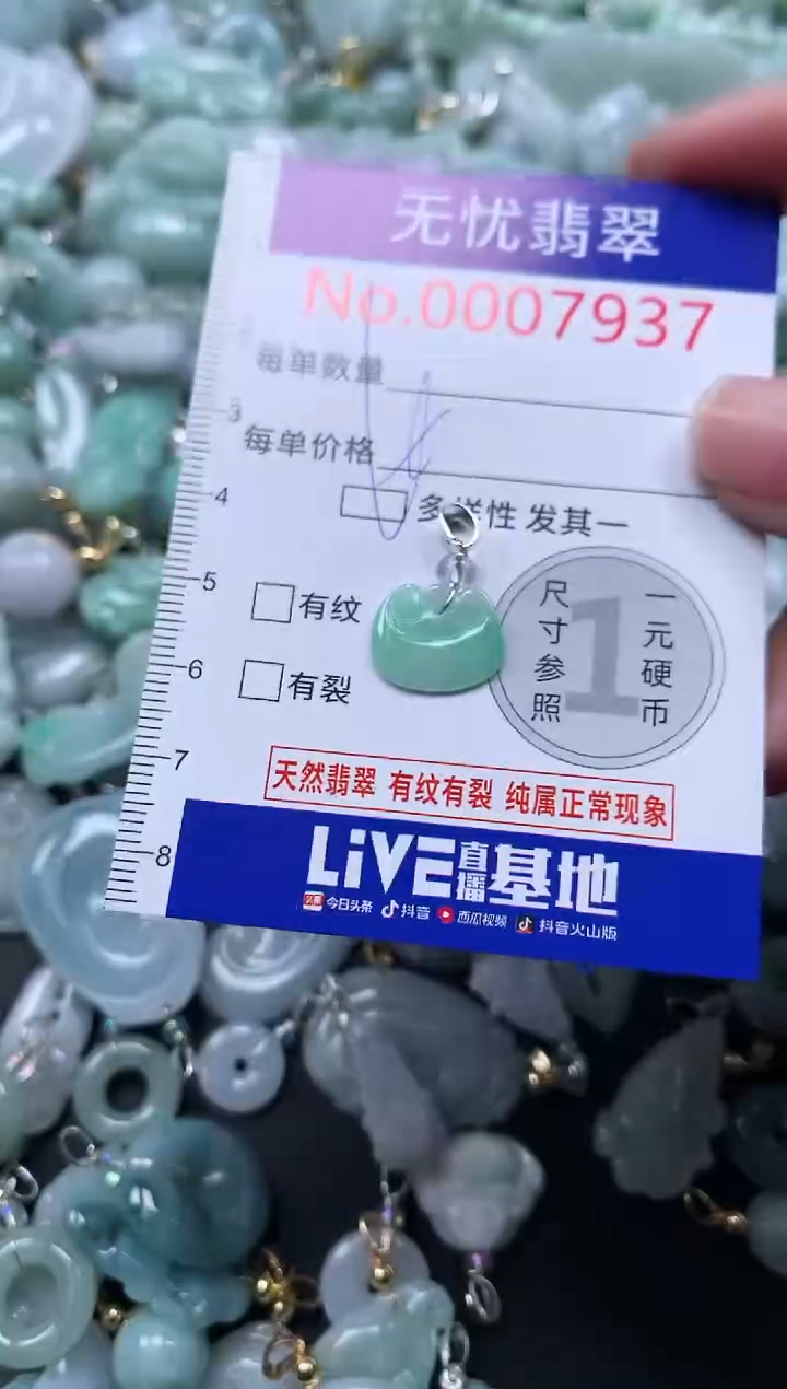 颈饰未镶嵌翡翠7937