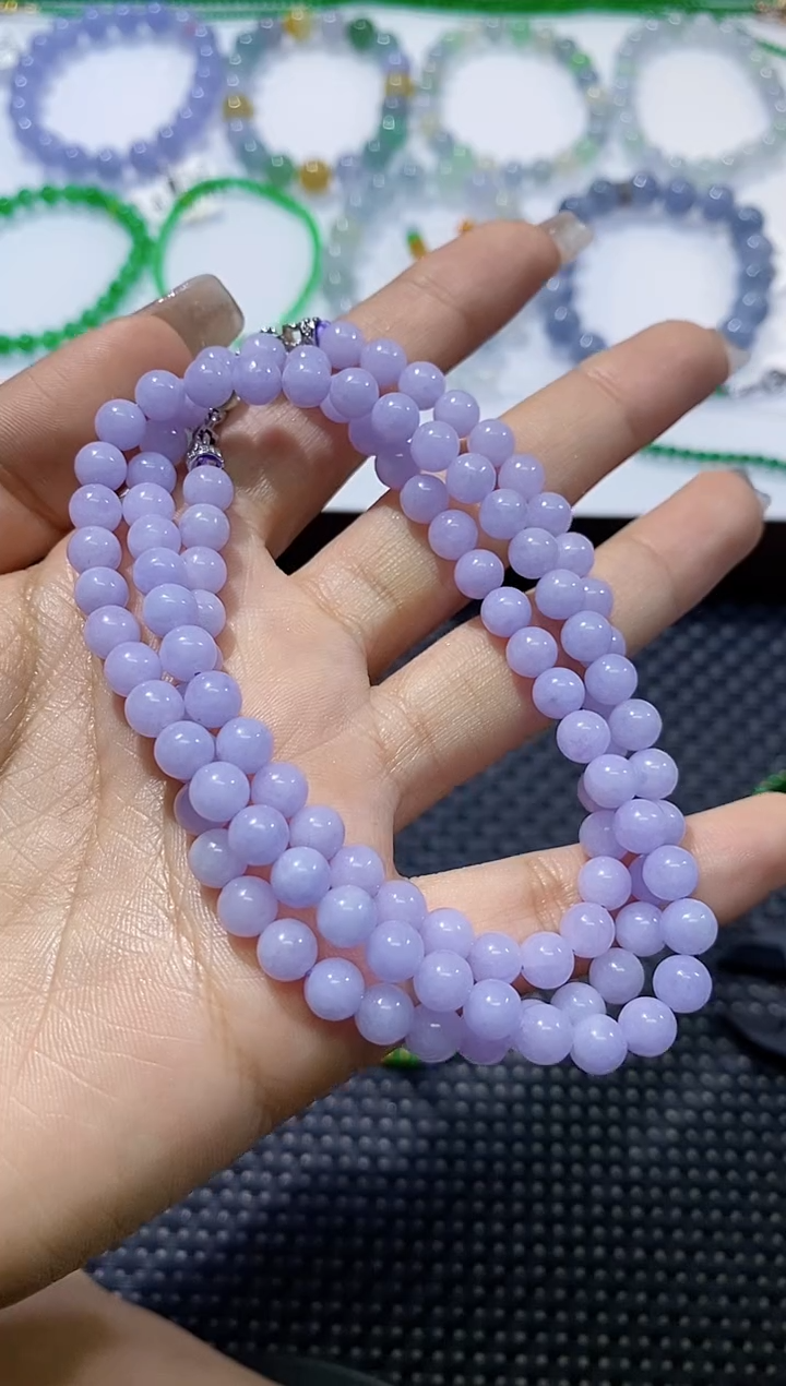 散珠翡翠?****g卡5.9项链