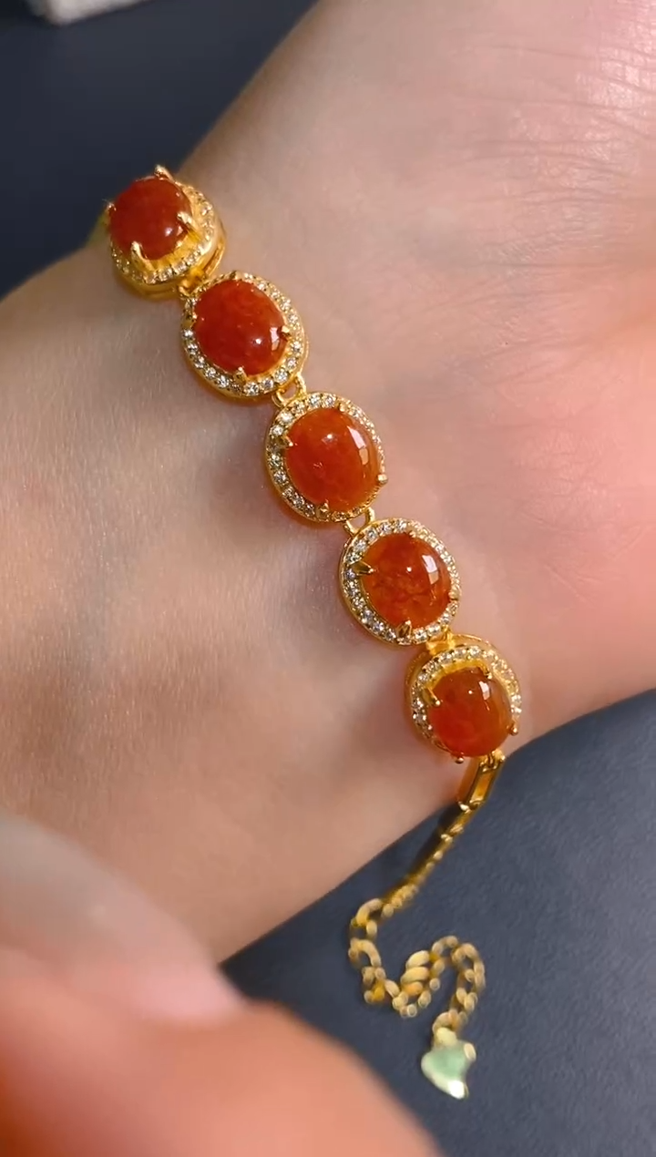 【闪购商品】翡翠耳饰银S925镶嵌天然A货翡翠1