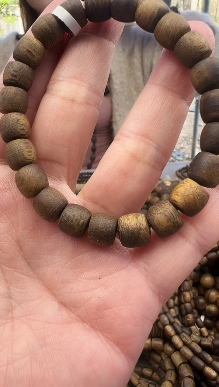 【闪购商品】沉香手串奇楠单圈鼓珠保12克发一条