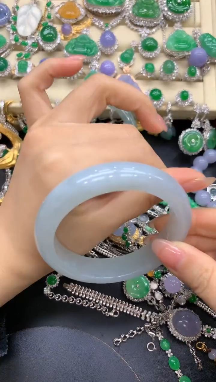 【闪购商品】翡翠手镯未镶嵌421-中国好珍宝