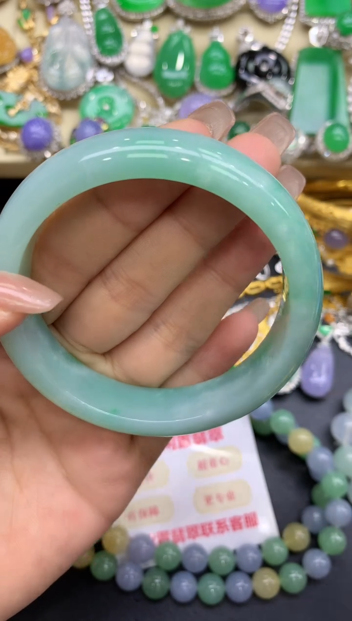 未镶嵌手镯翡翠112-中国好珍宝