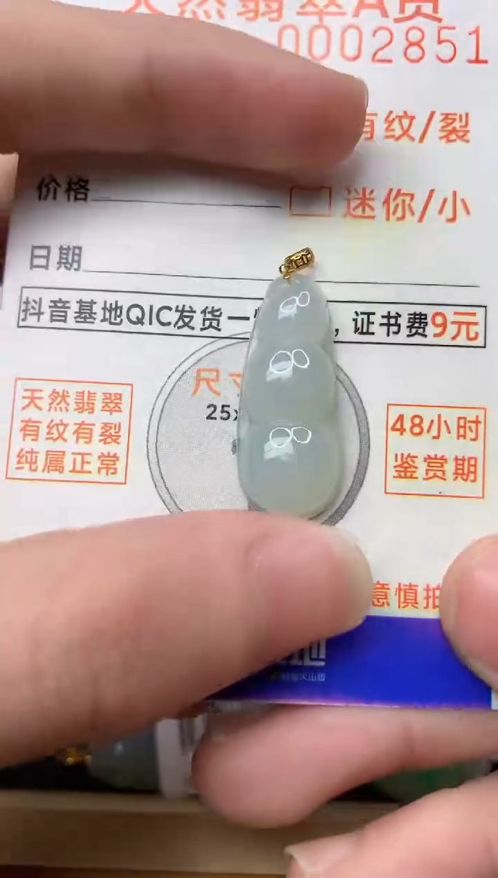 【闪购商品】翡翠颈饰18K金镶嵌4.............