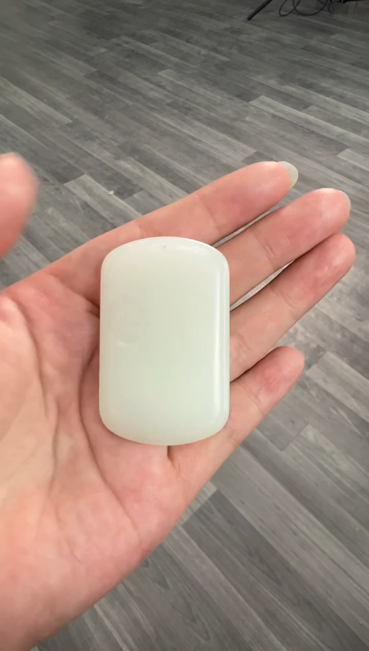 吊坠(不含链)未镶嵌和田玉静**境天泰白玉无事牌