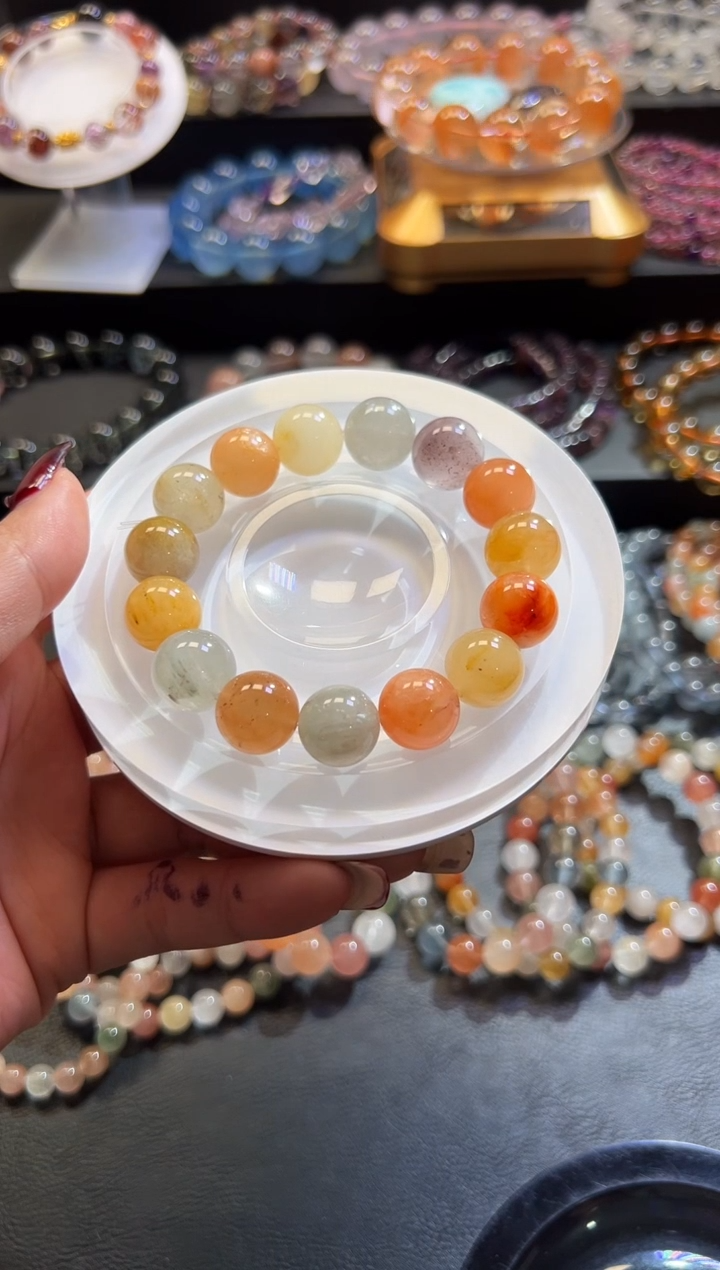 未镶嵌手链水晶月*湖144