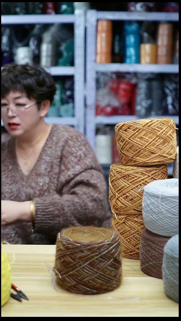 羊毛欢姐手编线D461