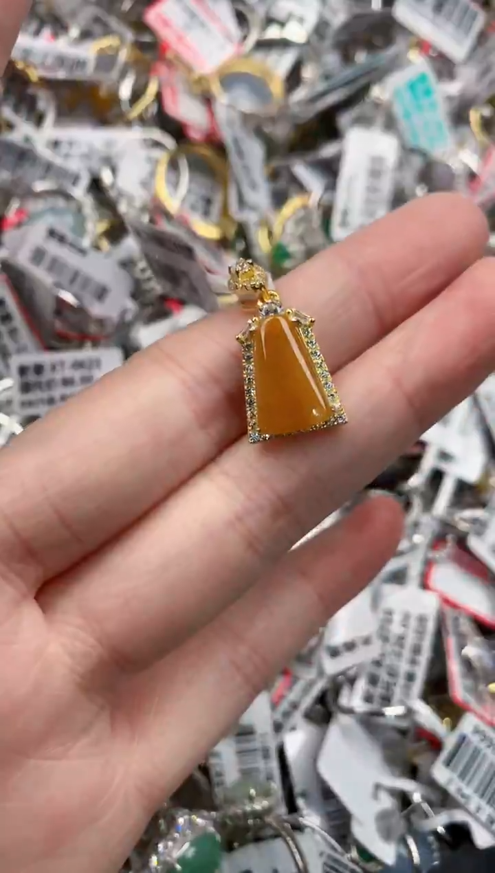 银S925镶嵌戒指翡翠21          2