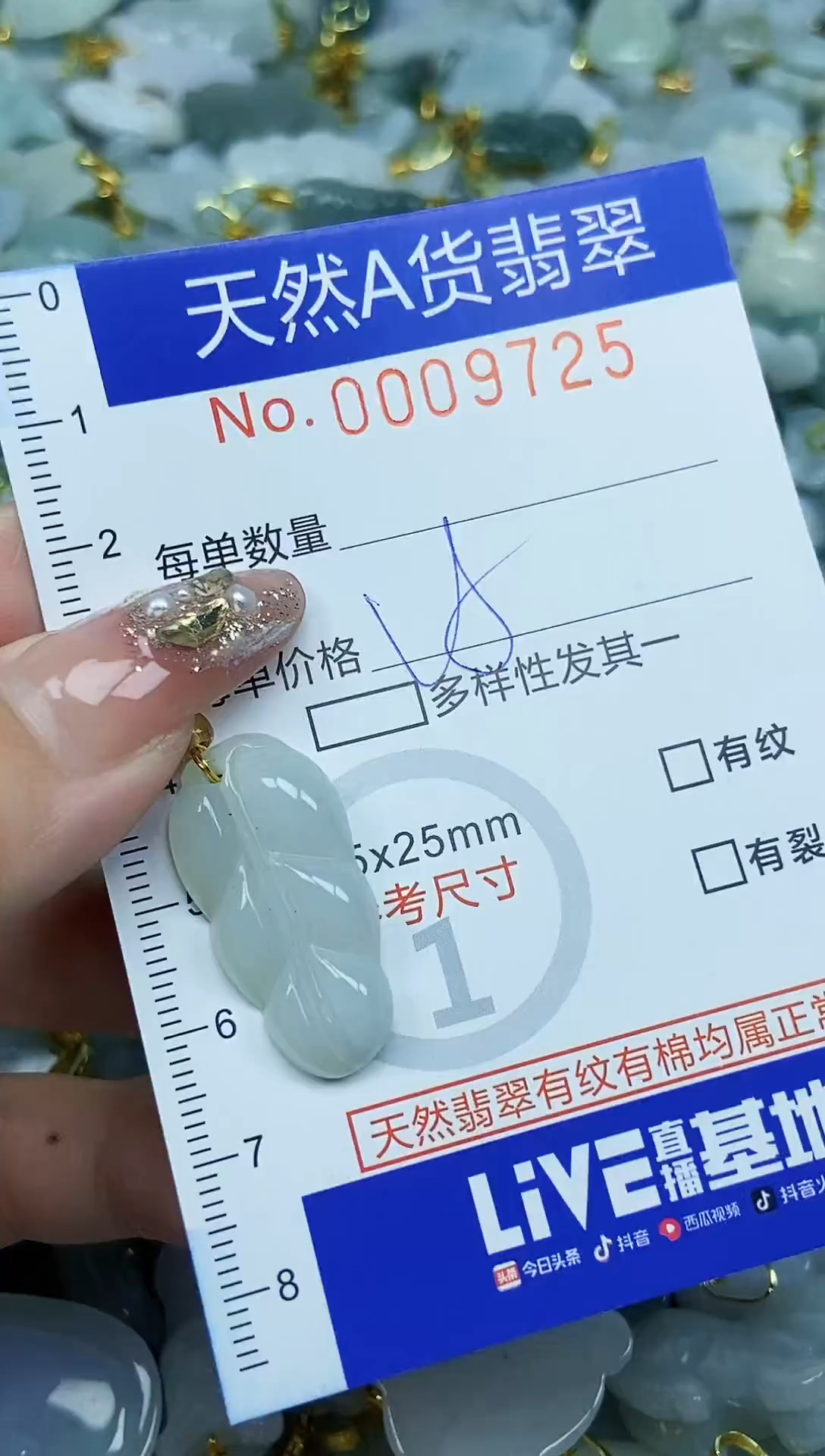 翡翠未镶嵌颈饰天然A货翡翠