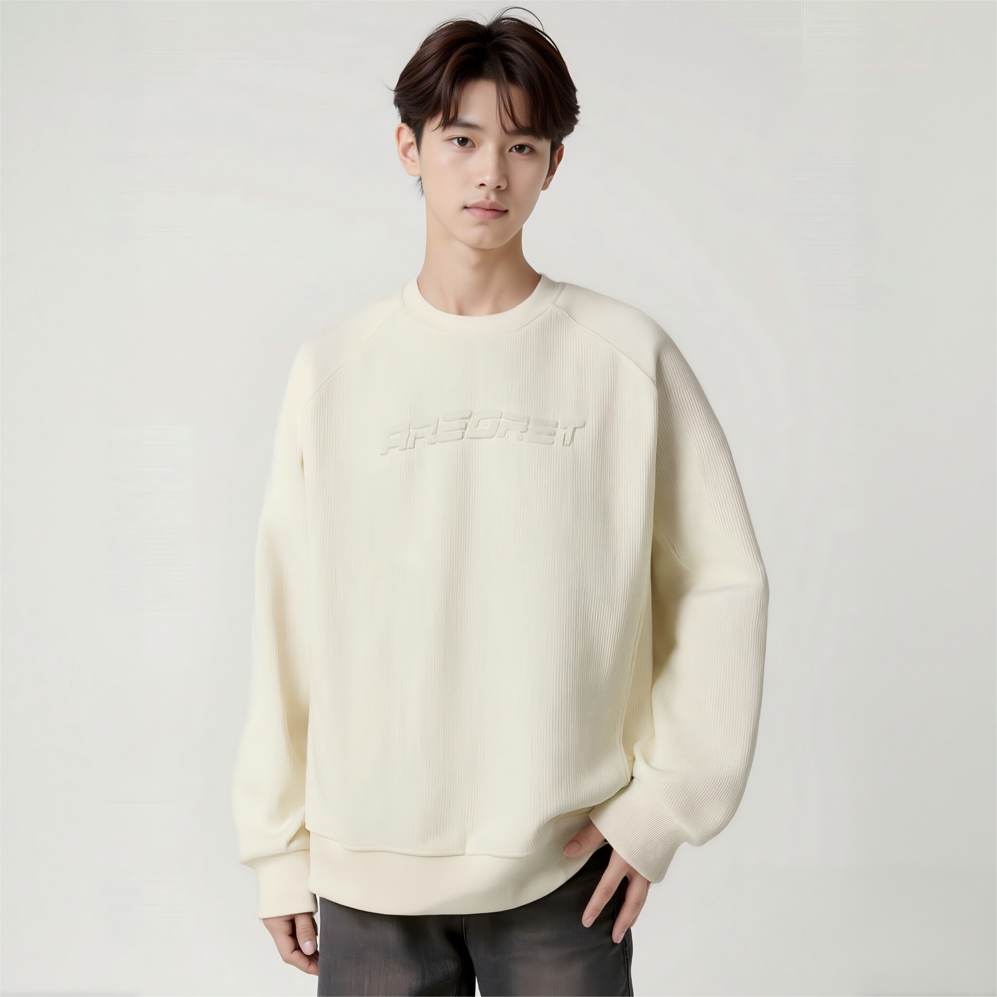 不加绒--欧潮阔版卫衣男女同款--1512