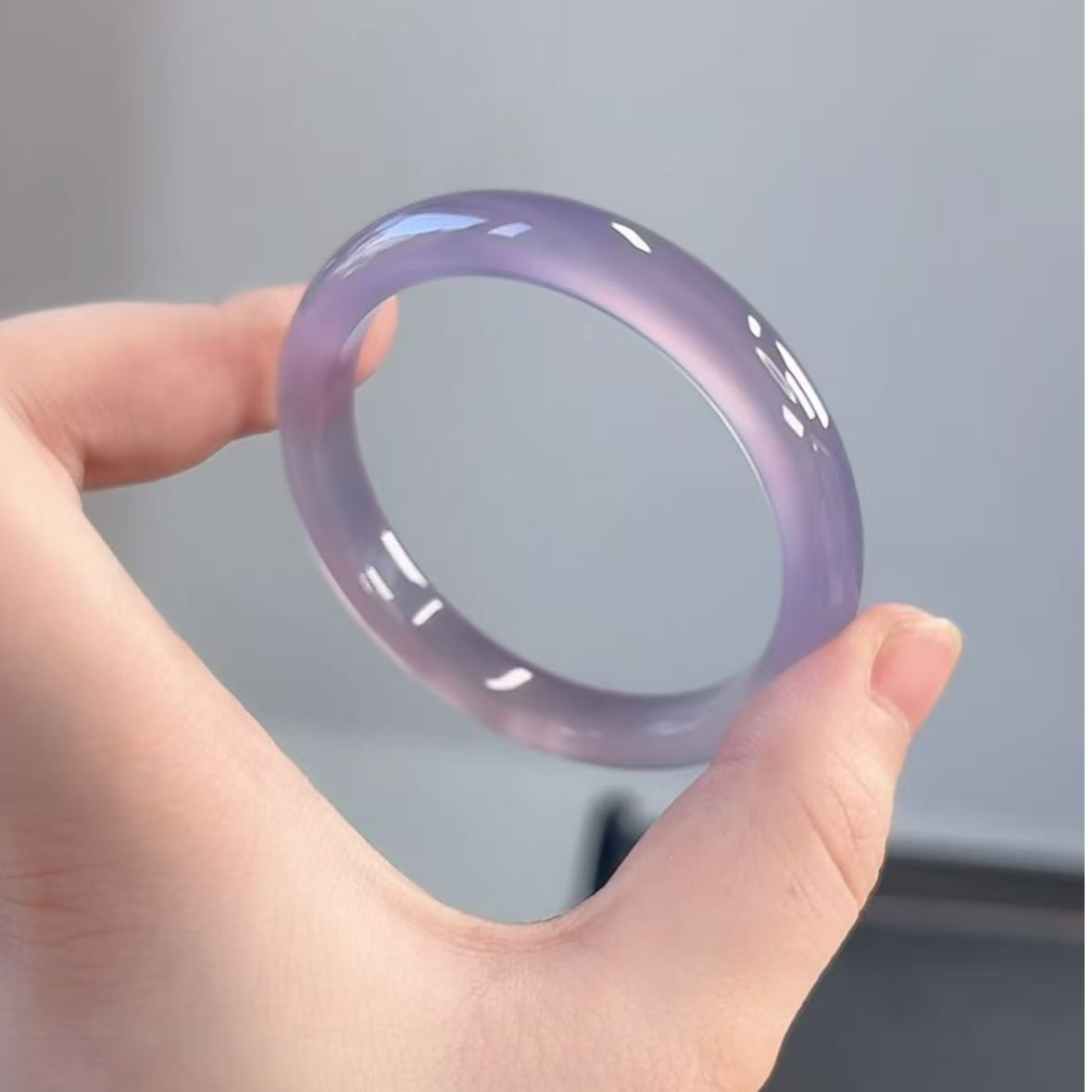 精挑玛瑙手镯 紫霞卡8-9显气质多样性一只发货