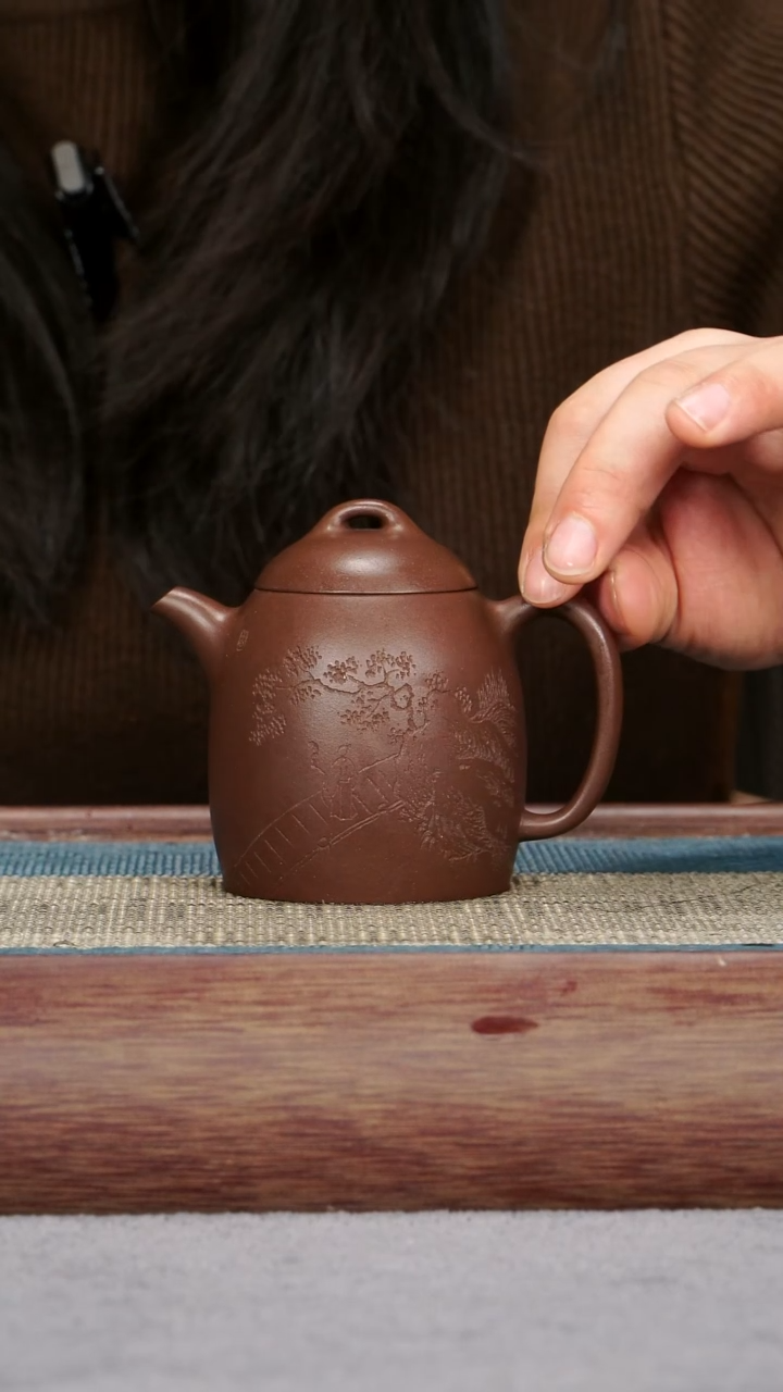 【闪购商品】紫砂茶壶底槽青 秦权