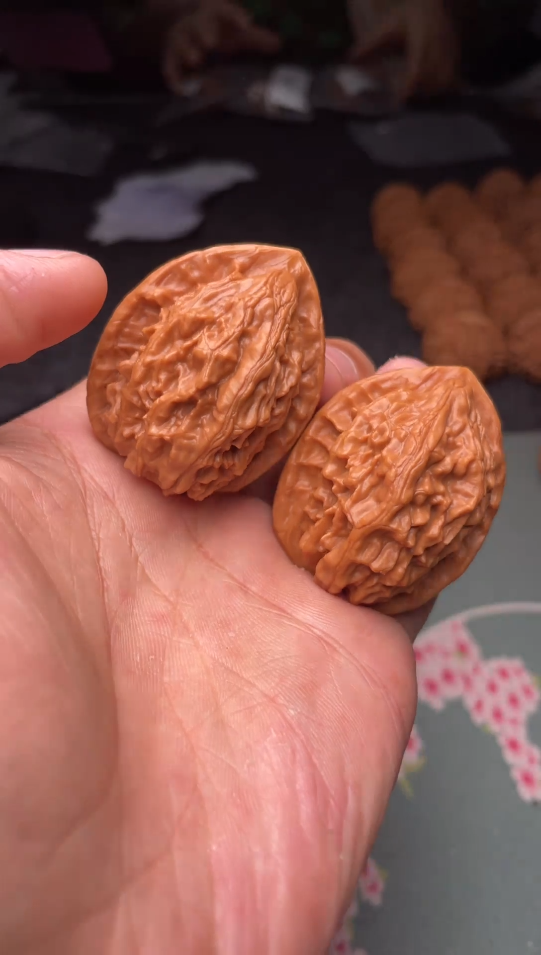 把件文玩核桃a204  大红袍 36尺