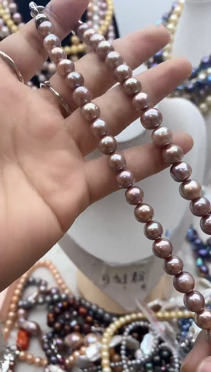 【闪购商品】淡水珍珠颈饰钛钢96