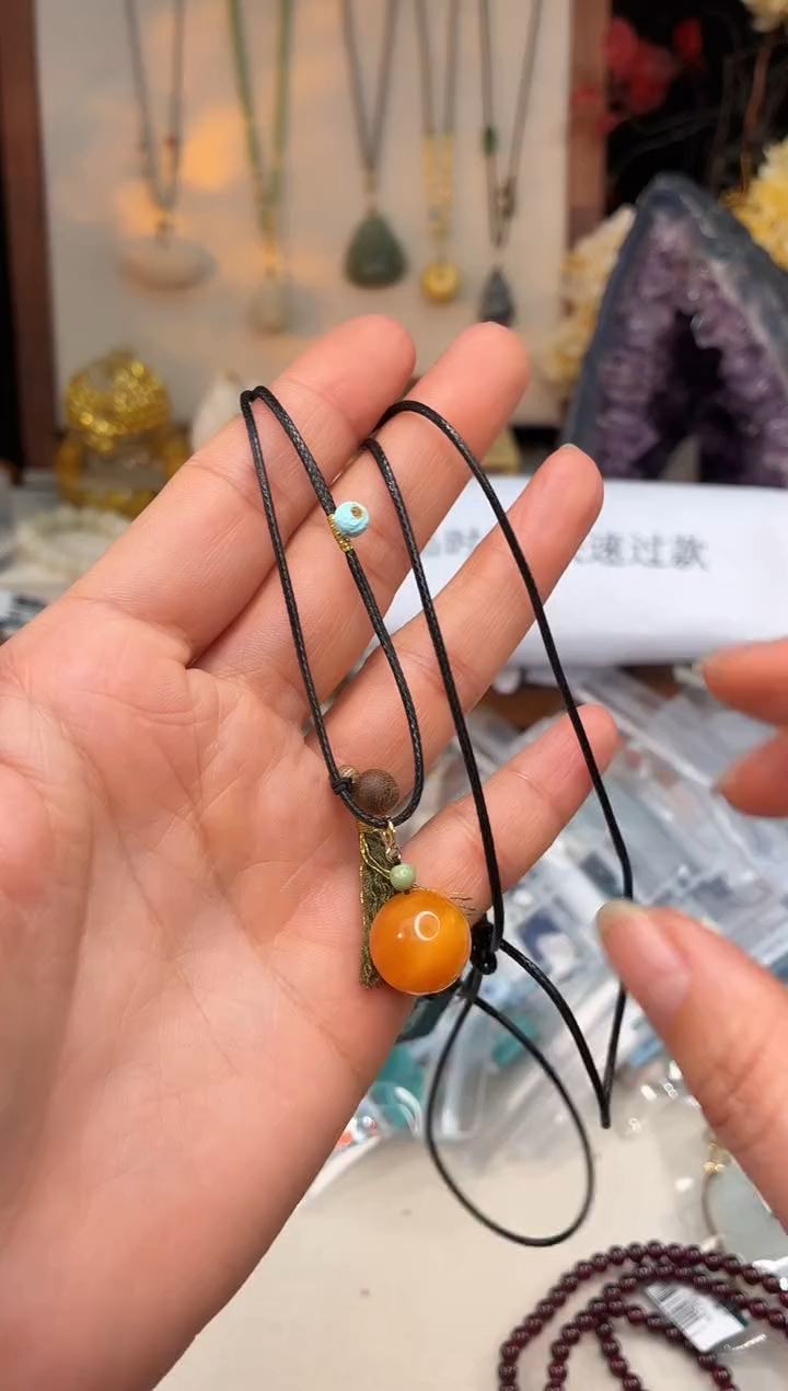 未镶嵌琥珀吊坠@@D921J020090