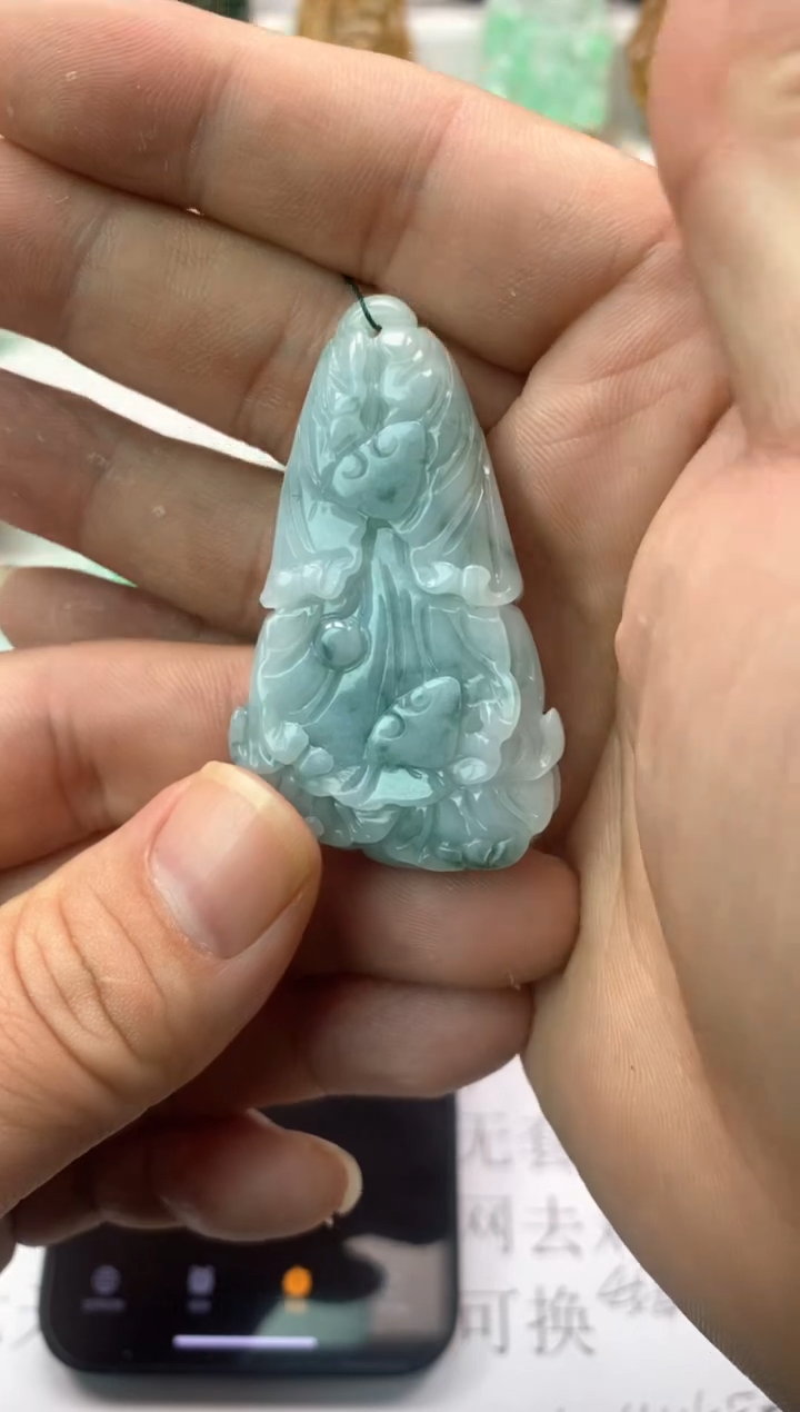 【闪购商品】翡翠颈饰未镶嵌天然A货翡翠