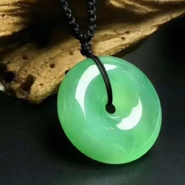 缅甸吊坠奇石盆景石平安扣