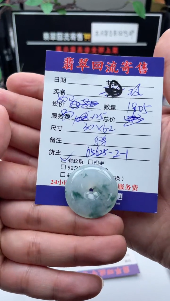 【闪购商品】翡翠颈饰未镶嵌挂件