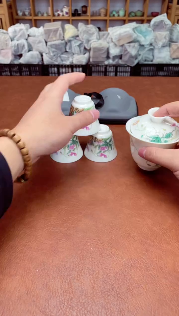 【闪购商品】摆件高端瓷器易仟杯茶器