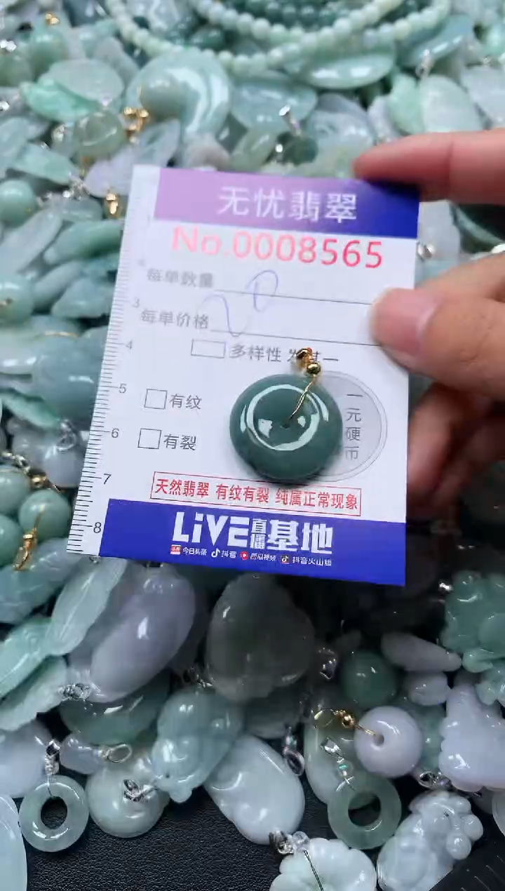 颈饰未镶嵌翡翠8565