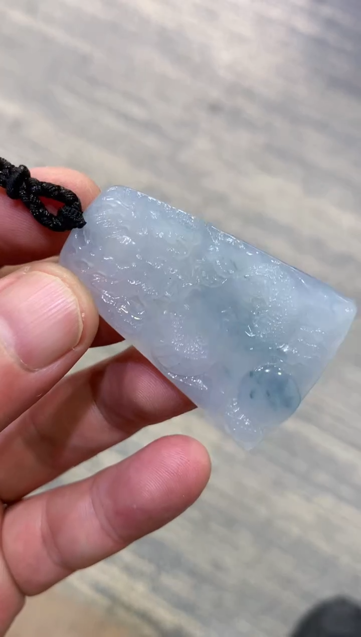 颈饰未镶嵌翡翠天然A货翡翠