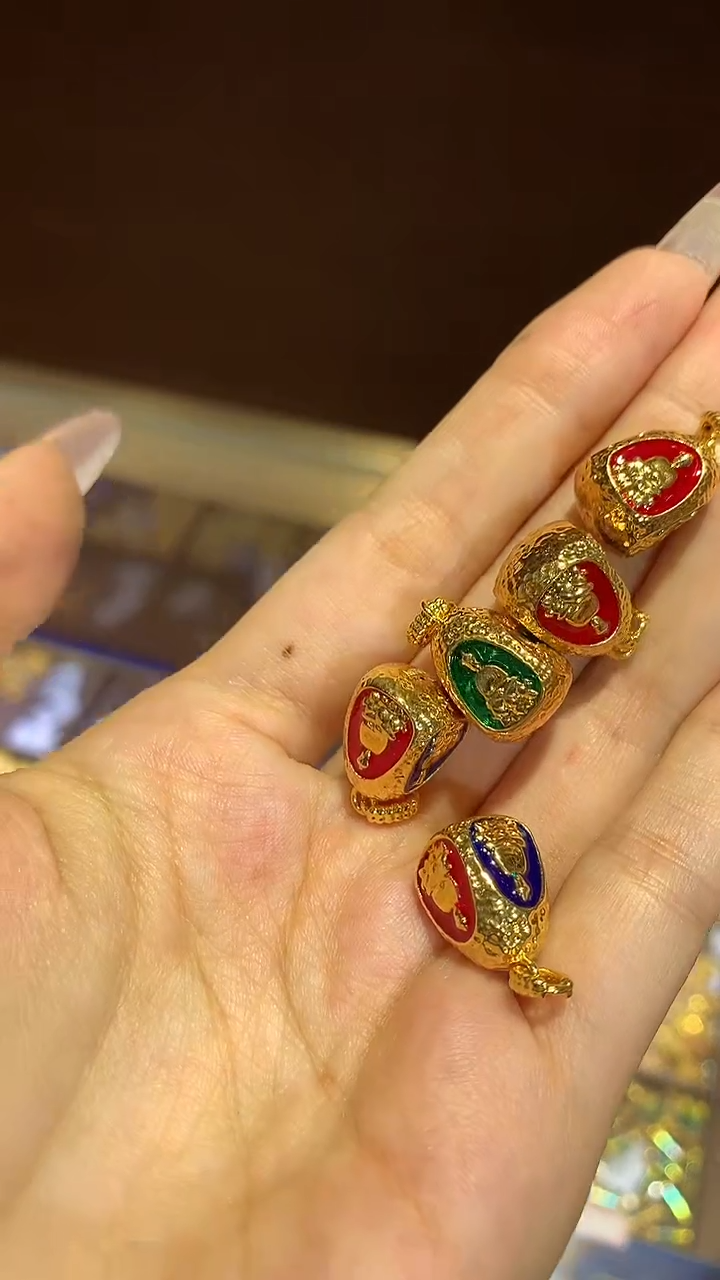 【闪购商品】18K金吊坠(不含链)四面佛多样性发一