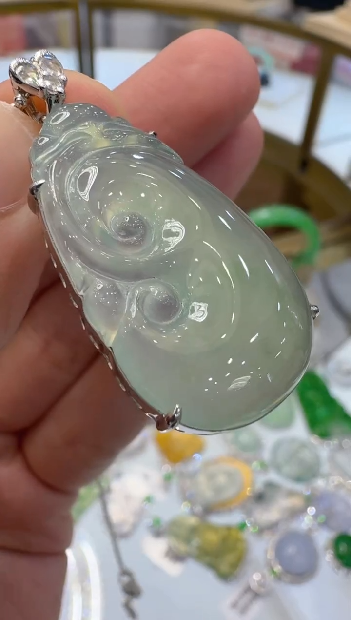 【闪购商品】翡翠吊坠(不含链)18K金镶嵌多样性团购发一件