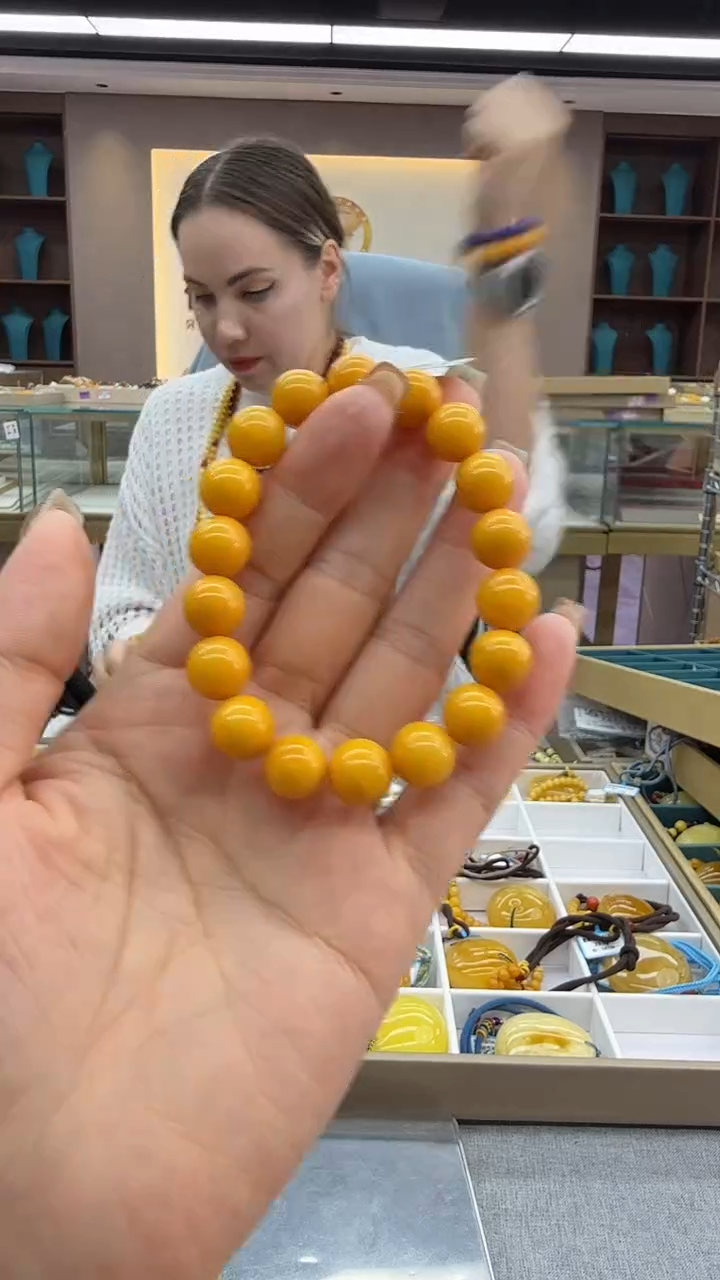 手链琥珀未镶嵌218秒拍号 假一罚三 10mm