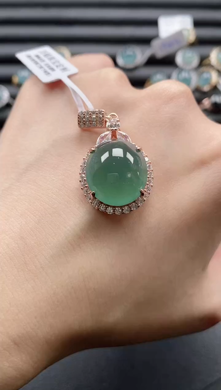 【闪购商品】翡翠戒指银S925镶嵌1111