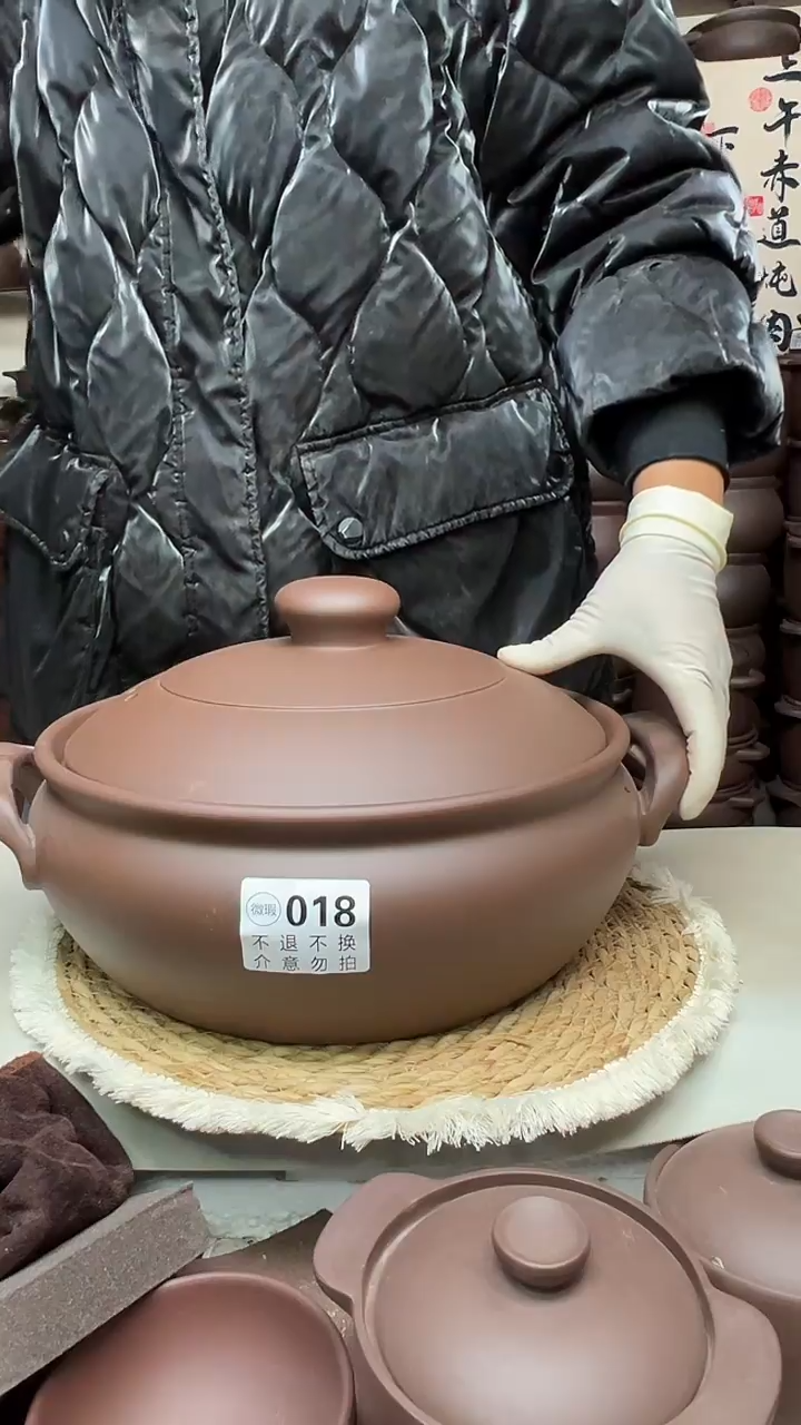 宜兴紫砂微瑕5.5升大火锅018