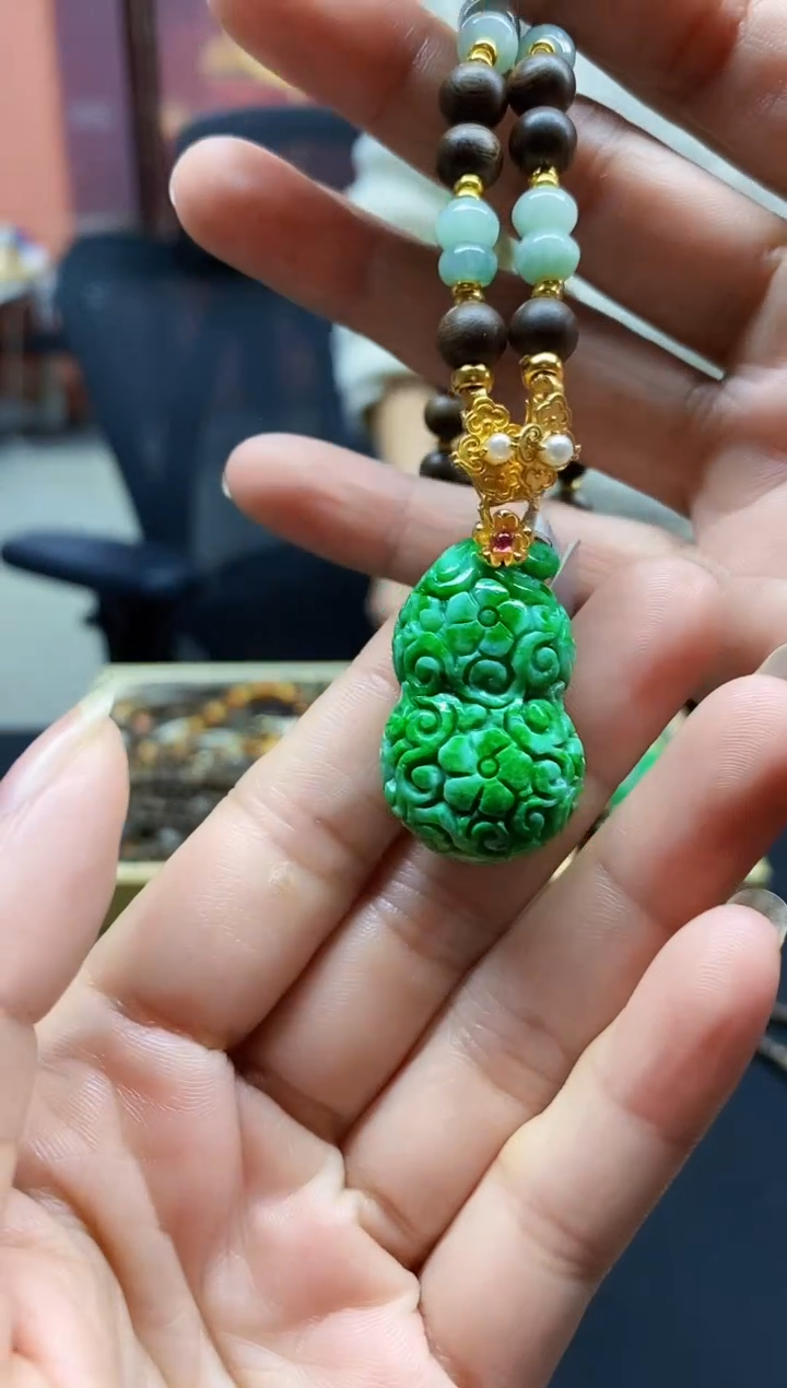 颈饰未镶嵌翡翠翡翠吊坠