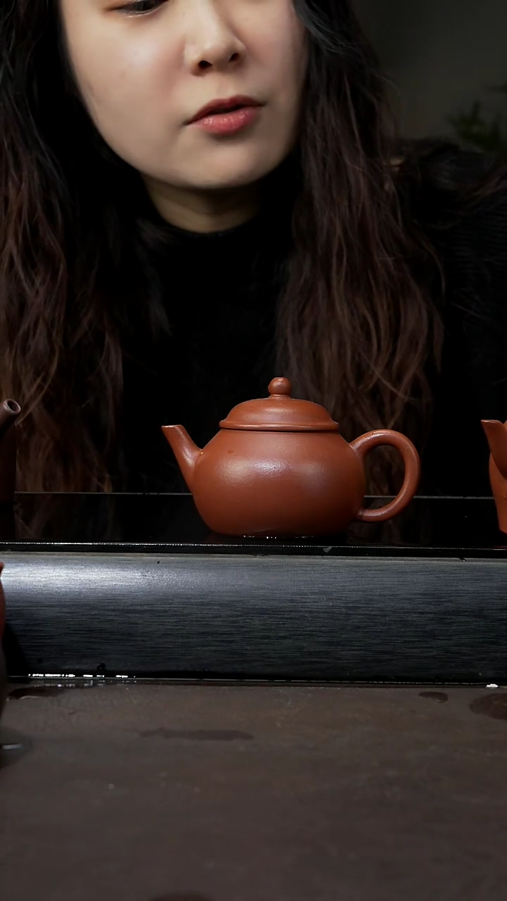 【闪购商品】紫砂茶壶古莲子 朱泥 110cc 001