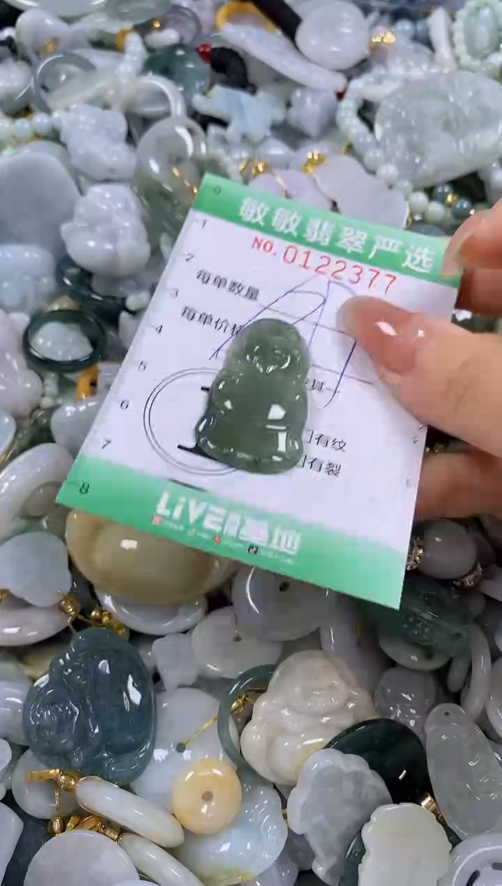 【闪购商品】翡翠颈饰未镶嵌闪购0122377多样性发其一