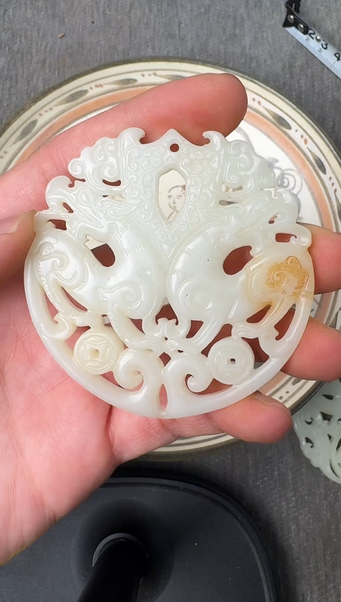 未镶嵌和田玉把件88888