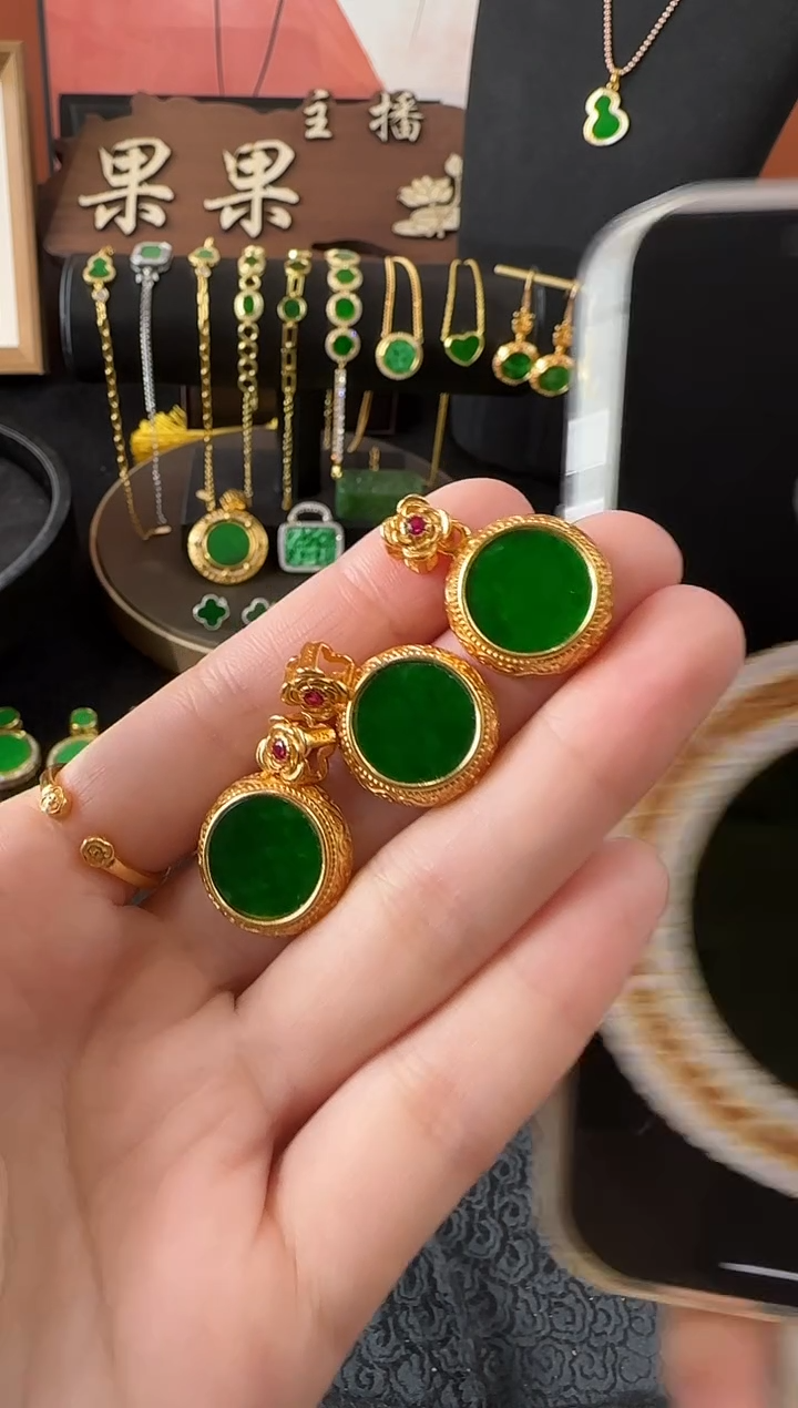 【闪购商品】翡翠颈饰银S925镶嵌吊坠/多样性发一件