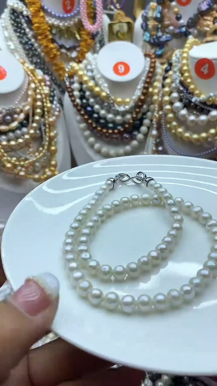 淡水珍珠未镶嵌颈饰1