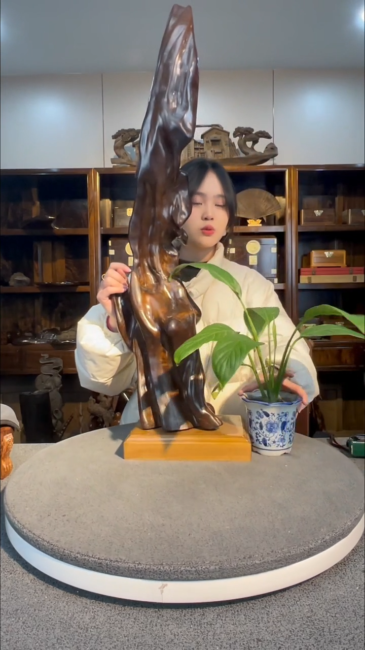 【闪购商品】金丝楠木雕随型摆件1